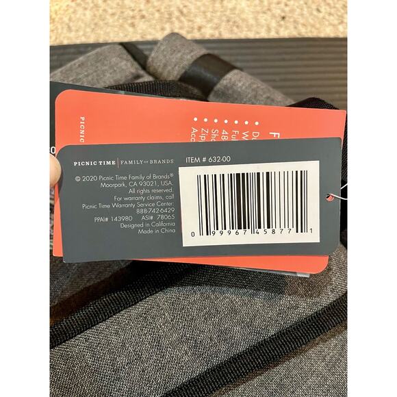 Clemson & Notre Dame Football Team Issued ACC Championship 2020 Cooler/Backpack - Picture 10 of 16